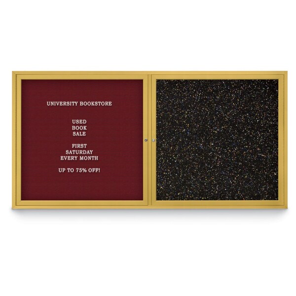 Corkboard, Cobalt Accent/Black, 72"x48"